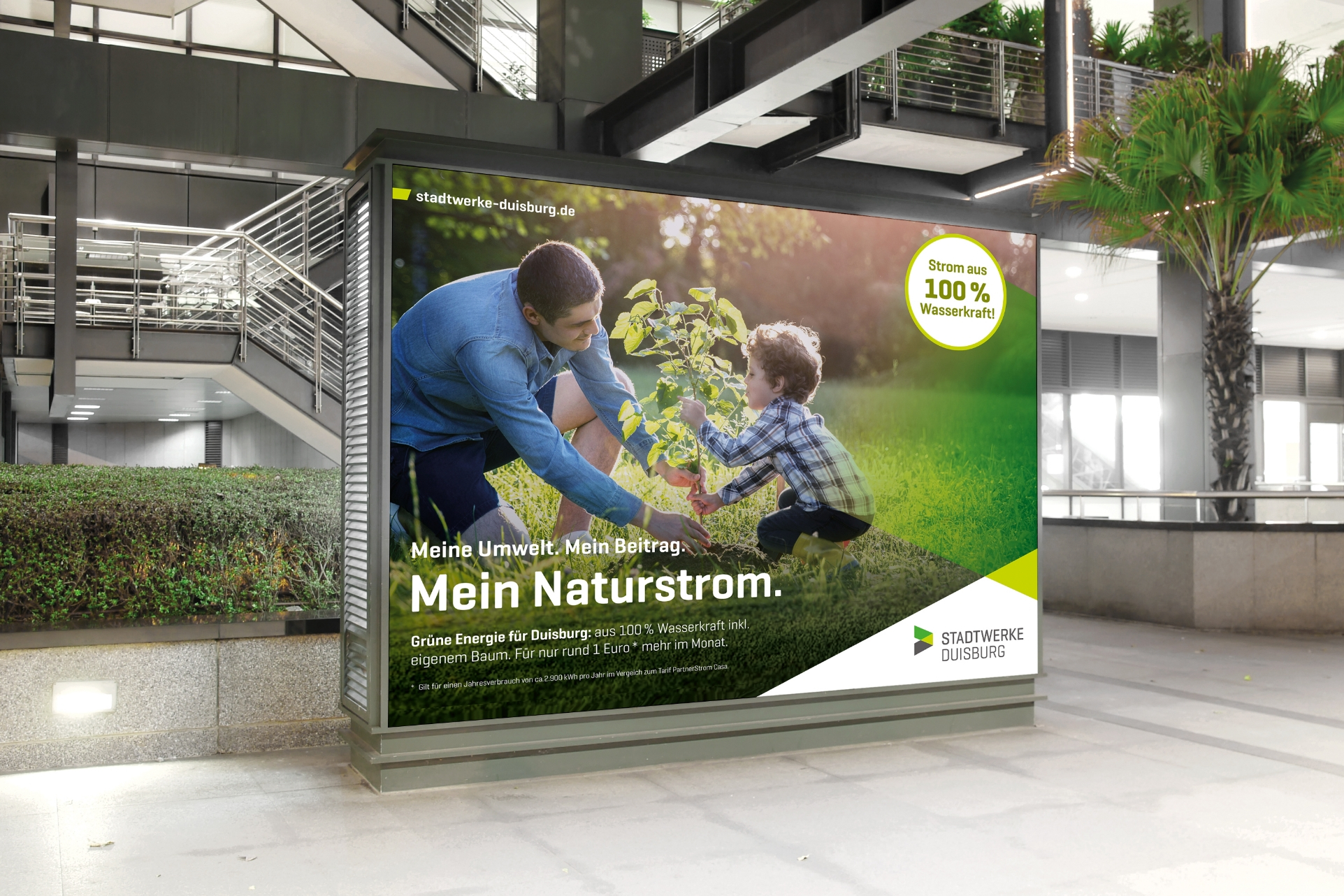 Firmazwei Stadtwerke Duisburg Kampagne | Firmazwei - Markendesign und Kommunikationsdesign in Düsseldorf und Emmerich