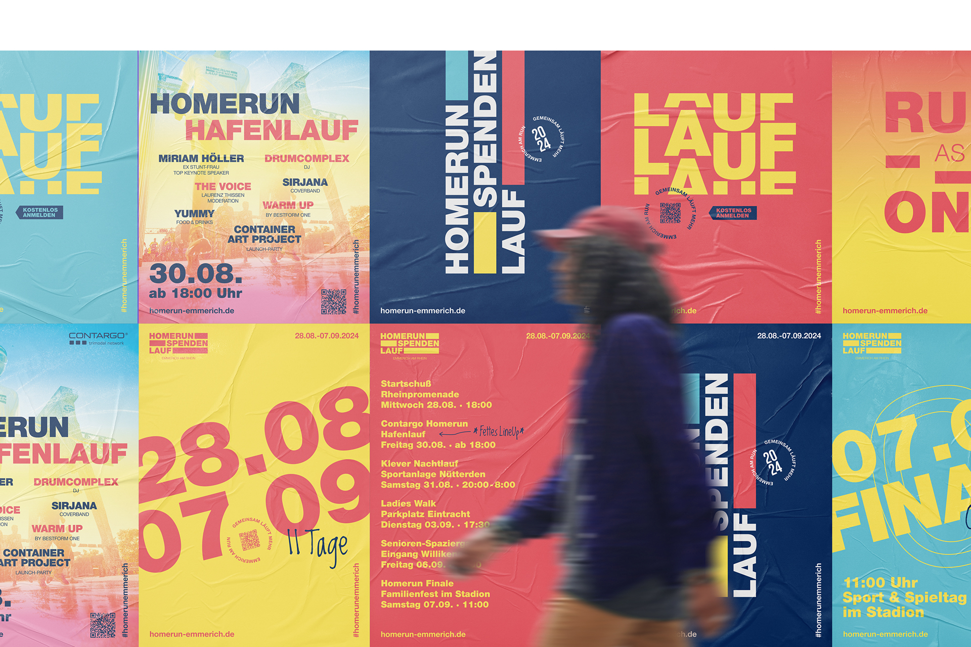 Homerun > Designen und Laufen für die gute Sache: | Firmazwei - Markendesign und Kommunikationsdesign in Düsseldorf und Emmerich